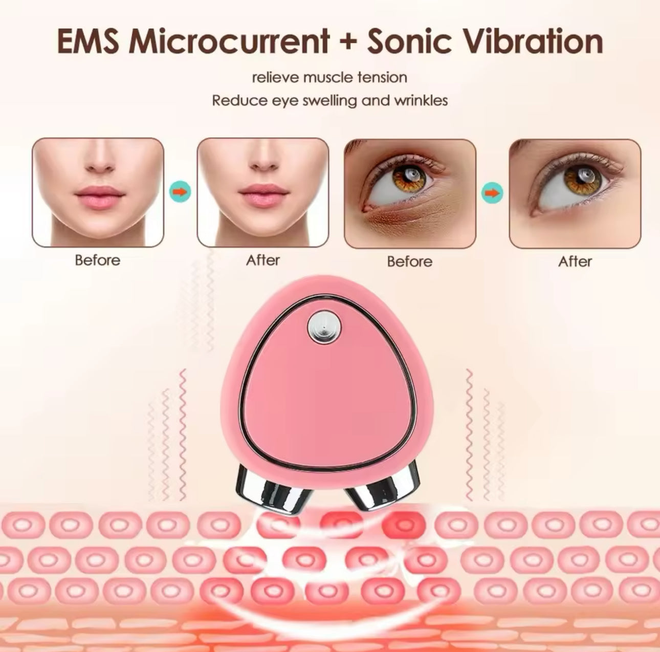 MASAJEADOR FACIAL MICROCORRIENTE